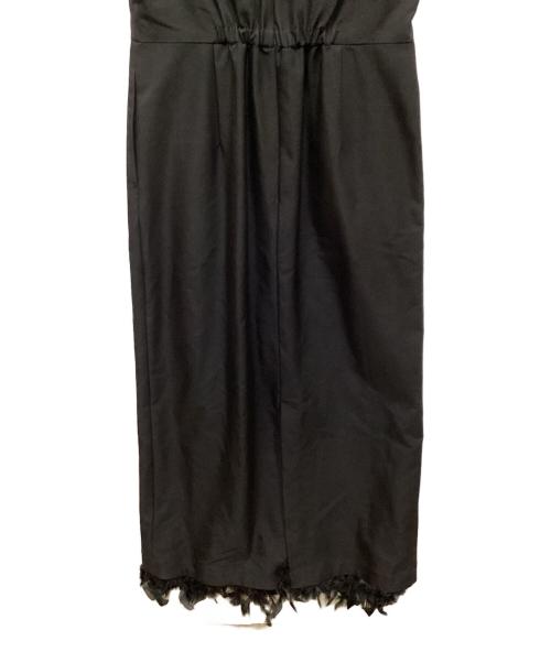 Ameri（アメリ）Ameri (アメリ) LADY LIKE FEATHER DRESS ブラック サイズ:Mの古着・服飾アイテム