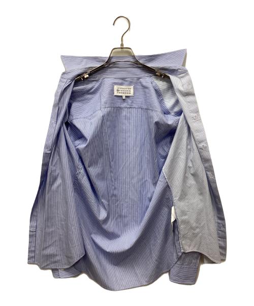 Maison Margiela（メゾンマルジェラ）Maison Margiela (メゾンマルジェラ) REWORK GARMENT SHIRTS ブルー サイズ:40の古着・服飾アイテム
