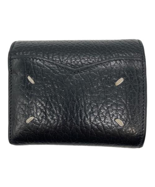 Maison Margiela（メゾンマルジェラ）Maison Margiela (メゾンマルジェラ) 3つ折り財布 ブラックの古着・服飾アイテム