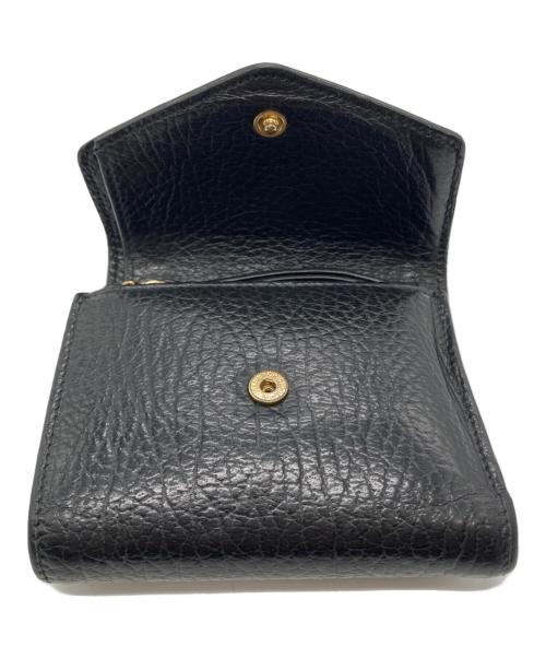 Maison Margiela（メゾンマルジェラ）Maison Margiela (メゾンマルジェラ) 3つ折り財布 ブラックの古着・服飾アイテム