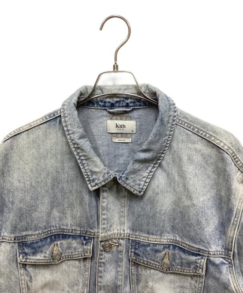 KITH（キス）KITH (キス) Centre Denim Jacket センターデニムジャケット インディゴ サイズ:XLの古着・服飾アイテム
