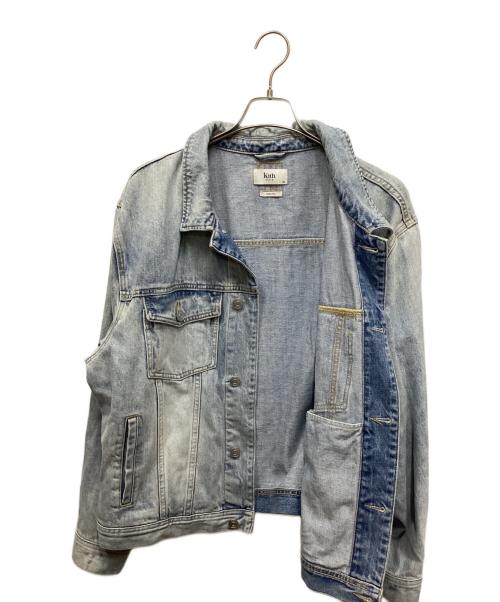 KITH（キス）KITH (キス) Centre Denim Jacket センターデニムジャケット インディゴ サイズ:XLの古着・服飾アイテム