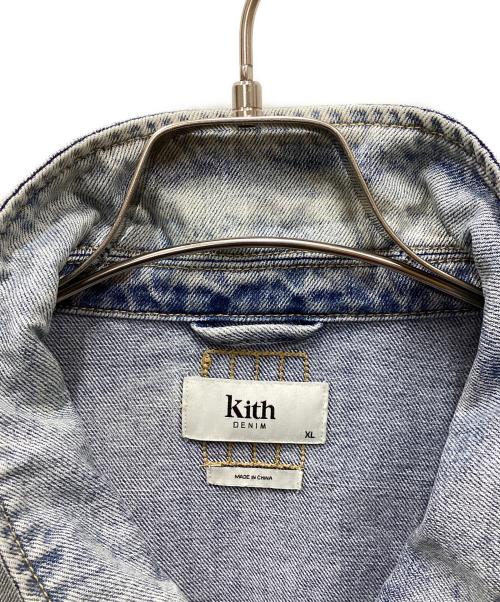 KITH（キス）KITH (キス) Centre Denim Jacket センターデニムジャケット インディゴ サイズ:XLの古着・服飾アイテム