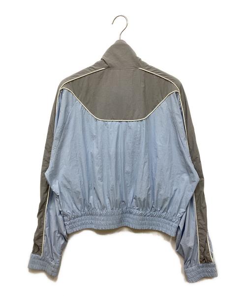 UNGRID（アングリッド）UNGRID (アングリッド) カラーブロッキングナイロンブルゾン ブルー×グレー サイズ:FREE 未使用品の古着・服飾アイテム