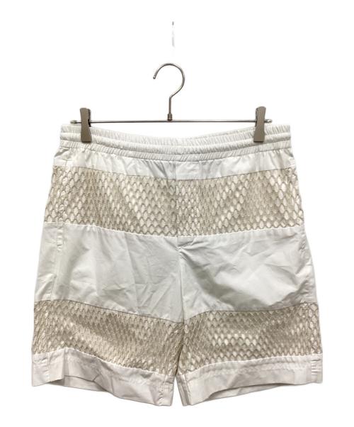 MSGM（エムエスジーエム）MSGM (エムエスジーエム) BERMUDA SHORTS/ベルムダショーツ ホワイト サイズ:46 未使用品の古着・服飾アイテム