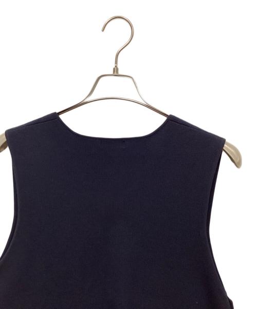 BALLSEY（ボールジィ）BALLSEY (ボールジィ) パールコンビ Vネックベスト ネイビー サイズ:Sの古着・服飾アイテム