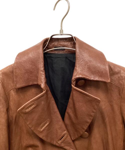 JOSEPH（ジョゼフ）JOSEPH (ジョゼフ) ゴートレザージャケット ブラウン サイズ:36の古着・服飾アイテム