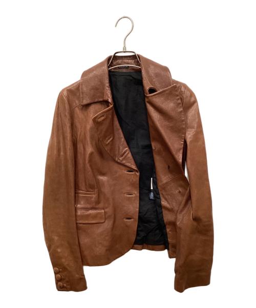 JOSEPH（ジョゼフ）JOSEPH (ジョゼフ) ゴートレザージャケット ブラウン サイズ:36の古着・服飾アイテム