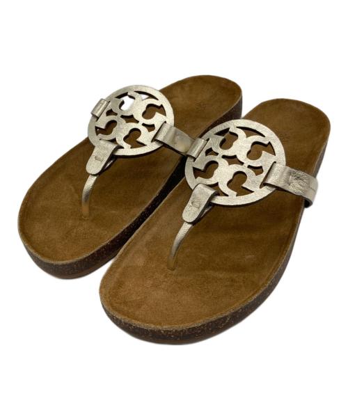 TORY BURCH（トリーバーチ）TORY BURCH (トリーバーチ) ミラークラウドサンダル シルバー サイズ:7 未使用品の古着・服飾アイテム