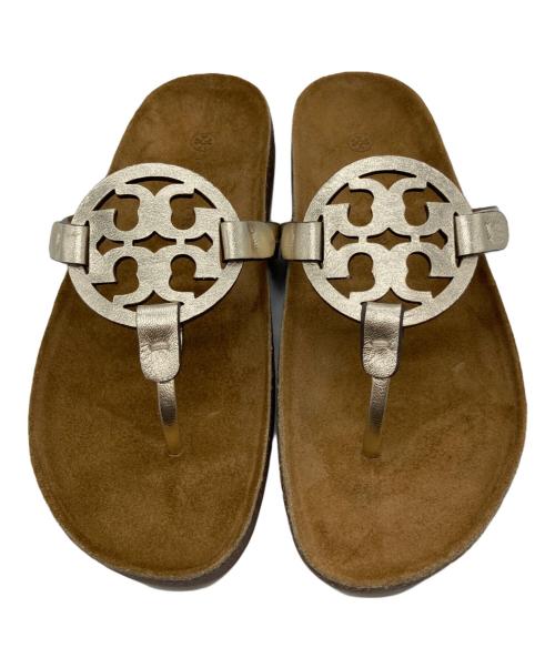TORY BURCH（トリーバーチ）TORY BURCH (トリーバーチ) ミラークラウドサンダル シルバー サイズ:7 未使用品の古着・服飾アイテム