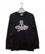 Vivienne Westwood manヴィヴィアン ウェストウッド マン）の古着「SNAKE ORB L/S TEE」｜ブラック