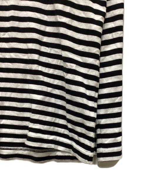 PLAY COMME des GARCONS（プレイコムデギャルソン）PLAY COMME des GARCONS (プレイ コムデギャルソン) Unisex Border Long Sleeve T-Shirt ホワイト サイズ:Mの古着・服飾アイテム