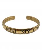 UNDERCOVER×Hysteric Glamourアンダーカバー×ヒステリックグラマー）の古着「メッセージバングル」｜ゴールド