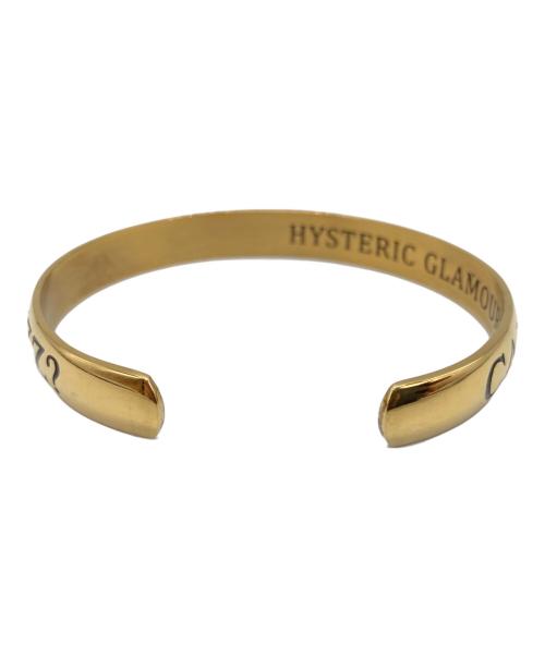 UNDERCOVER（アンダーカバー）UNDERCOVER (アンダーカバー) Hysteric Glamour (ヒステリックグラマー) メッセージバングル ゴールドの古着・服飾アイテム