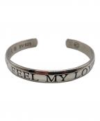 UNDERCOVER×Hysteric Glamourアンダーカバー×ヒステリックグラマー）の古着「メッセージバングル」｜シルバー