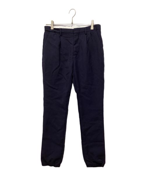 Maison Margiela（メゾンマルジェラ）Maison Margiela (メゾンマルジェラ) ウールジョガースラックス ネイビー サイズ:46の古着・服飾アイテム