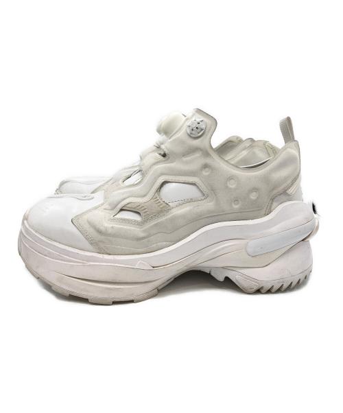 REEBOK（リーボック）REEBOK (リーボック) Maison Margiela (メゾンマルジェラ) Tabi×INSTAPUMPChunky/タビ インスタポンプフューリー オックスフォードスニーカー ホワイト サイズ:26.5の古着・服飾アイテム