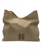 GIVENCHYジバンシィ）の古着「4Gロゴナイロンショルダーバッグ」｜ベージュ