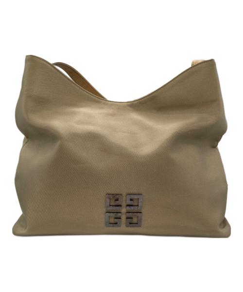 GIVENCHY（ジバンシィ）GIVENCHY (ジバンシィ) 4Gロゴナイロンショルダーバッグ ベージュの古着・服飾アイテム