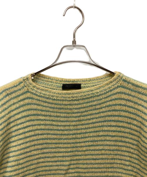 PRADA（プラダ）PRADA (プラダ) ボーダーニット イエロー サイズ:50の古着・服飾アイテム