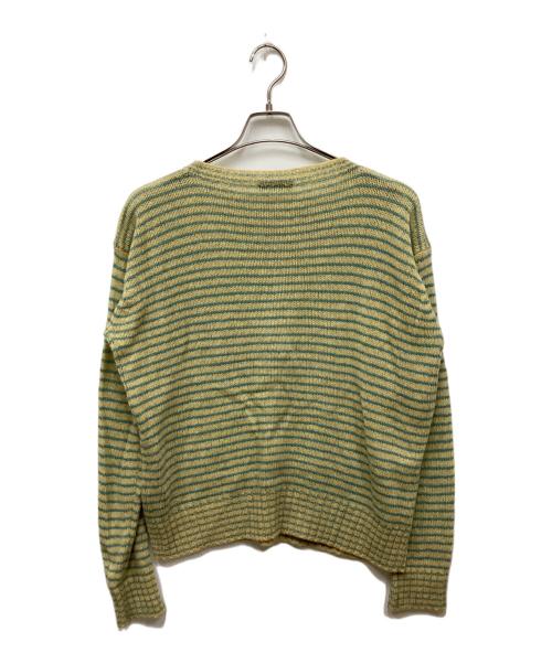 PRADA（プラダ）PRADA (プラダ) ボーダーニット イエロー サイズ:50の古着・服飾アイテム