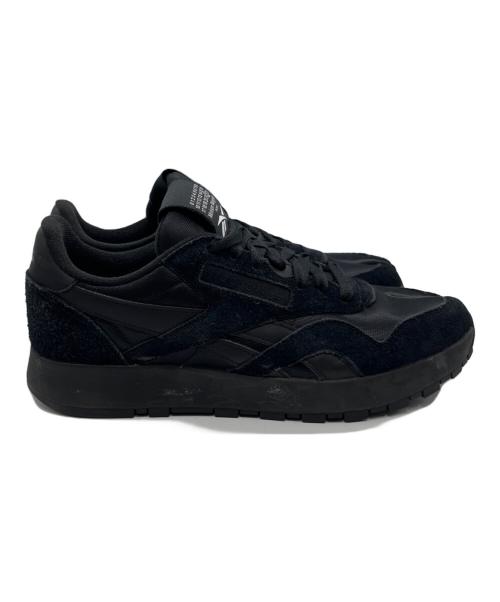 Maison Margiela（メゾンマルジェラ）Maison Margiela (メゾンマルジェラ) REEBOK (リーボック) クラシックレザータビ ブラック サイズ:27.5㎝の古着・服飾アイテム