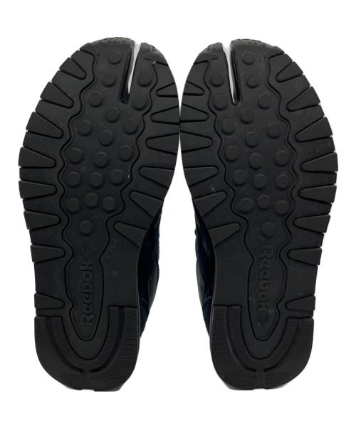 Maison Margiela（メゾンマルジェラ）Maison Margiela (メゾンマルジェラ) REEBOK (リーボック) クラシックレザータビ ブラック サイズ:27.5㎝の古着・服飾アイテム