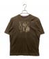 NEMETH（ネメス）の古着「ステッチ×ローププリントTシャツ」｜ブラウン
