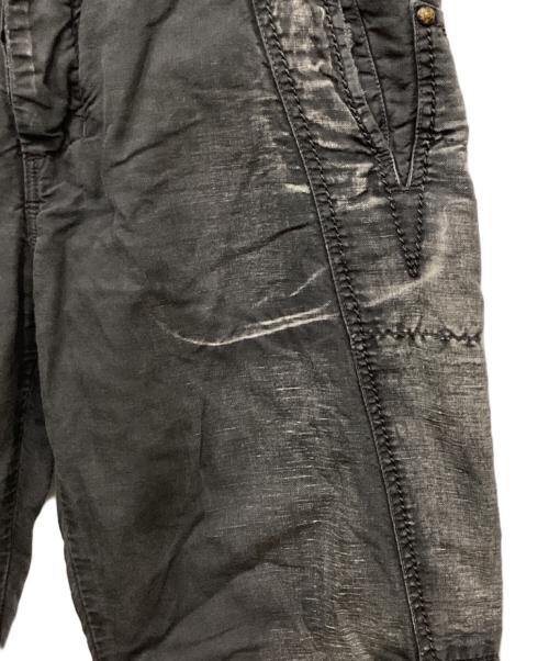 MARITHE+FRANCOIS GIRBAUD（マリテフランソワジルボー）MARITHE+FRANCOIS GIRBAUD (マリテフランソワジルボー) Technical Cut Destroy Design PT ブラック サイズ:Mの古着・服飾アイテム