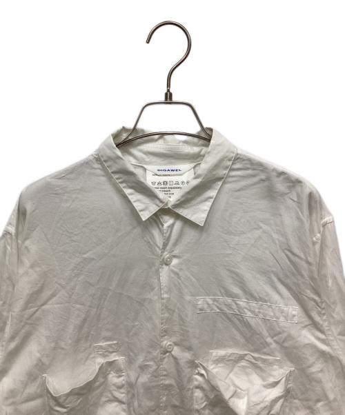 digawel（ディガウェル）digawel (ディガウェル) PORTER (ポーター) PORTER POCKET SHIRT ホワイト サイズ:3の古着・服飾アイテム
