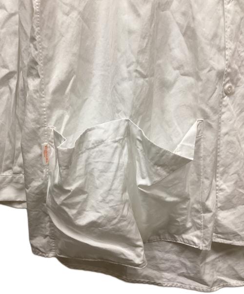 digawel（ディガウェル）digawel (ディガウェル) PORTER (ポーター) PORTER POCKET SHIRT ホワイト サイズ:3の古着・服飾アイテム