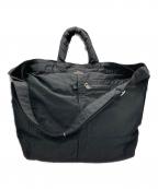 PORTERポーター）の古着「2WAY TOTE BAG(L)/ツーウェイトートバッグ」｜ブラック