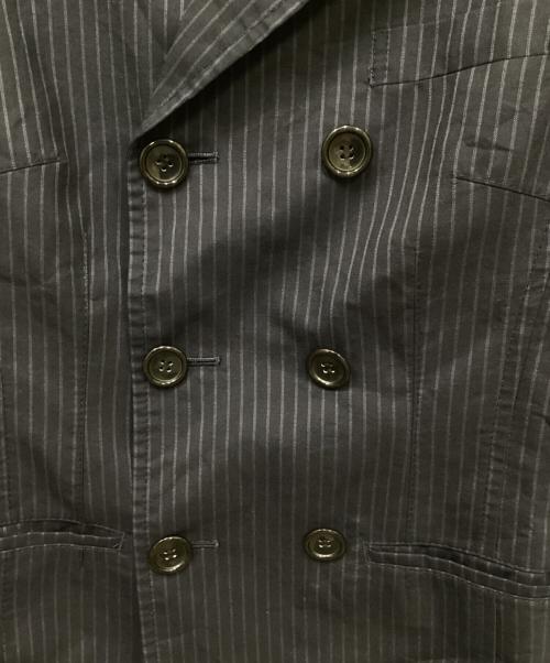 COMME des GARCONS JUNYA WATANABE MAN（コム デ ギャルソン ジュンヤ ワタナベ マン）COMME des GARCONS JUNYA WATANABE MAN (コム デ ギャルソン ジュンヤ ワタナベ マン) カットオフテーラードジャケット ネイビー サイズ:Sの古着・服飾アイテム