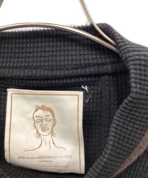 cycle（サイクル）cycle (サイクル) パイピングサーマルカットソー ブラック サイズ:FREEの古着・服飾アイテム