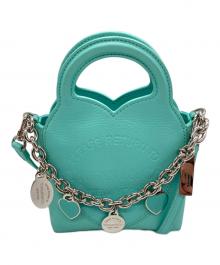 TIFFANY & Co.（ティファニー アンド コー）の古着「リターン トゥ ティファニー マイクロチャーム トートバッグ」｜スカイブルー