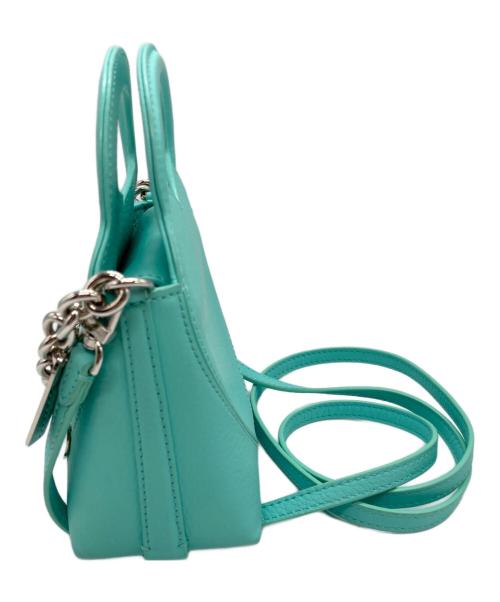 TIFFANY & Co.（ティファニー アンド コー）TIFFANY & Co. (ティファニー) リターン トゥ ティファニー マイクロチャーム トートバッグ スカイブルーの古着・服飾アイテム