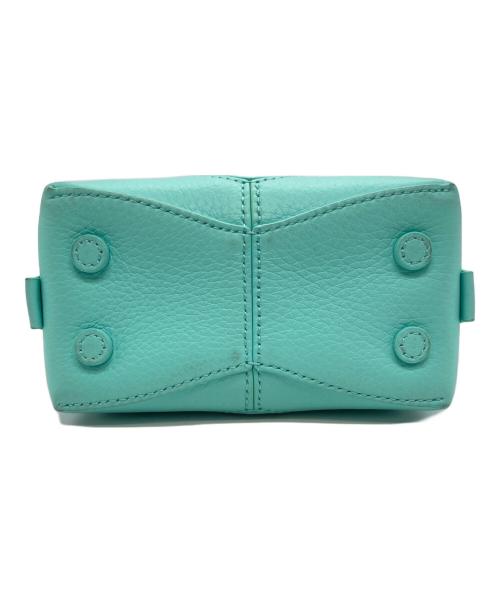 TIFFANY & Co.（ティファニー アンド コー）TIFFANY & Co. (ティファニー) リターン トゥ ティファニー マイクロチャーム トートバッグ スカイブルーの古着・服飾アイテム