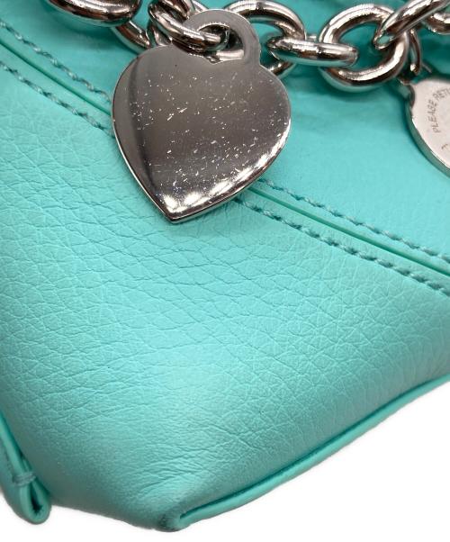 TIFFANY & Co.（ティファニー アンド コー）TIFFANY & Co. (ティファニー) リターン トゥ ティファニー マイクロチャーム トートバッグ スカイブルーの古着・服飾アイテム