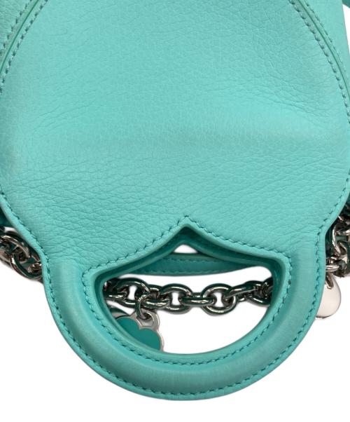 TIFFANY & Co.（ティファニー アンド コー）TIFFANY & Co. (ティファニー) リターン トゥ ティファニー マイクロチャーム トートバッグ スカイブルーの古着・服飾アイテム