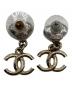 CHANEL (シャネル) ココマーク×ハートラインストーンピアス：62000円