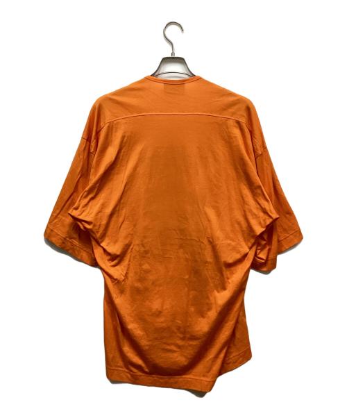 Vivienne Westwood man（ヴィヴィアン ウェストウッド マン）Vivienne Westwood man (ヴィヴィアン ウェストウッド マン) オーブプリント変形Tシャツ オレンジ サイズ:FREEの古着・服飾アイテム