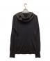 MA JULIUS (エムエイユリウス) COTTON RAYON SWEAT/立体裁断切替スウェットパーカー ブラック サイズ:1：18000円