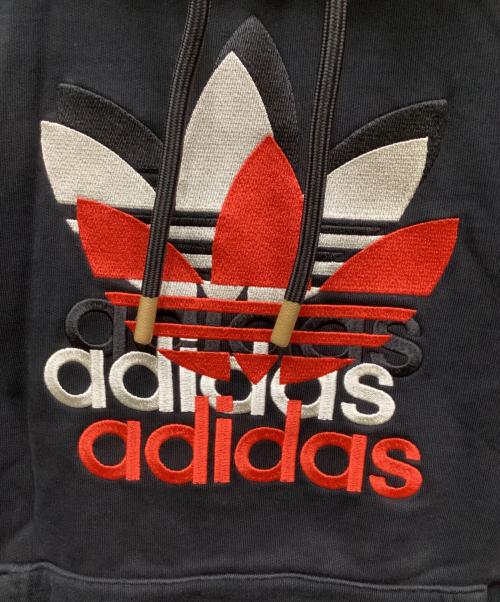 adidas（アディダス）adidas (アディダス) MIDWEST KIDS MWK HOODIE/ミッドウエストキッズフーディ ブラック サイズ:Lの古着・服飾アイテム