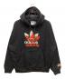 adidas（アディダス）の古着「MIDWEST KIDS MWK HOODIE/ミッドウエストキッズフーディ」｜ブラック