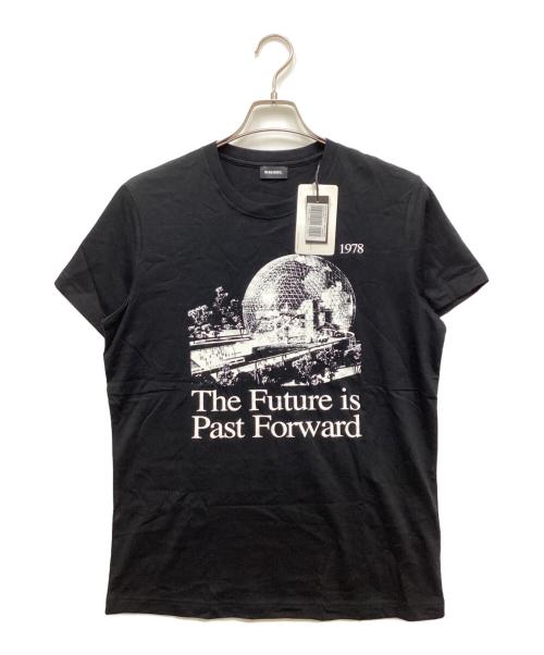 DIESEL（ディーゼル）DIESEL (ディーゼル) フォトプリントTシャツ ブラック サイズ:M 未使用品の古着・服飾アイテム