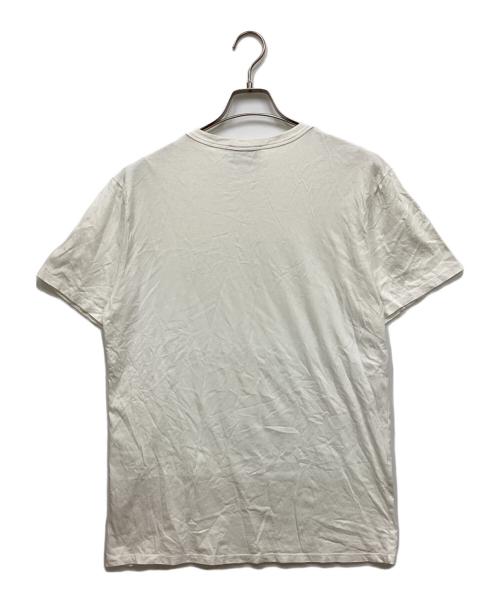 maison kitsune（メゾンキツネ）maison kitsune (メゾンキツネ) FOX HEAD PATCH TEE/フォックスヘッドパッチティー ホワイト サイズ:Lの古着・服飾アイテム