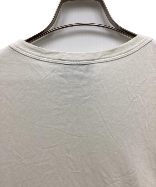 maison kitsune（メゾンキツネ）maison kitsune (メゾンキツネ) FOX HEAD PATCH TEE/フォックスヘッドパッチティー ホワイト サイズ:Lの古着・服飾アイテム