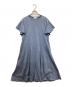 YORI（ヨリ）の古着「半袖ワンピース/ハンソデワンピース」｜ブルー