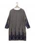 Marble SUD (マーブルシュッド) 長袖刺繍ワンピース グレー サイズ:FREE：7000円