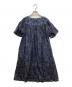 Marble SUD (マーブルシュッド) 半袖刺繍ワンピース/ハンソデシシュウワンピース ブルー サイズ:FREE：5000円